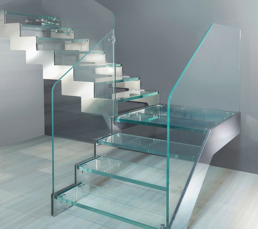 Glass Stairs work in Macca by Al kashif Glass
